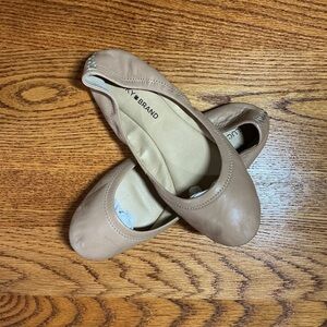 Lucky Brand Taupe Slip-On Ballet Flats